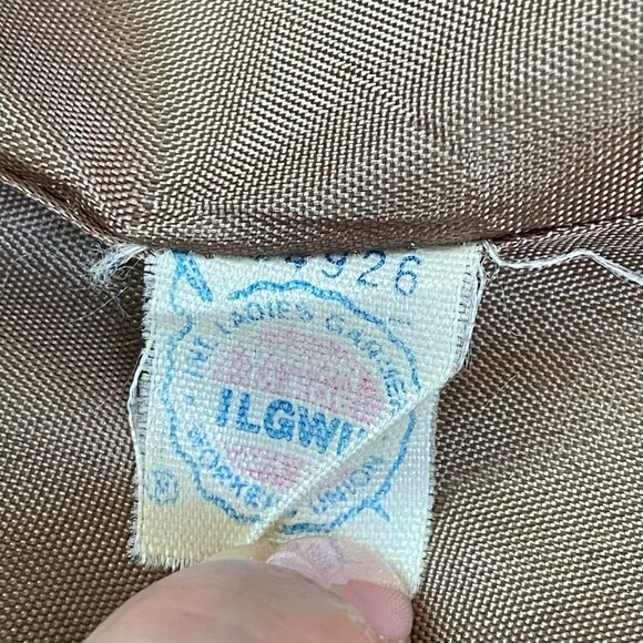 Vintage Wool Blazer Camel Plaid 1970s–80s ILGWU – Made in USA, Womens 8 / Medium - Picture 4 of 12